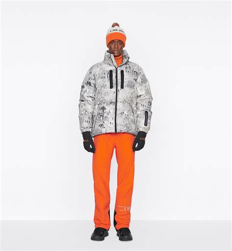 dior peter doig jacket|DIOR AND PETER DOIG Down Jacket Gray Cotton Jacquard, .